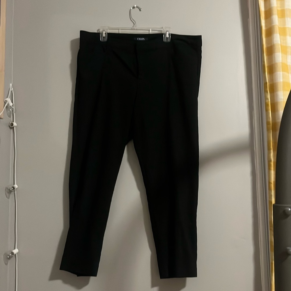 black khakis